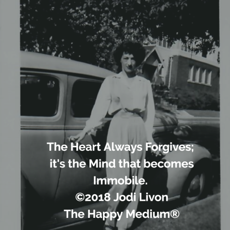 The heart forgives A
